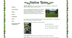 Desktop Screenshot of nativetastes.com.au