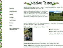 Tablet Screenshot of nativetastes.com.au